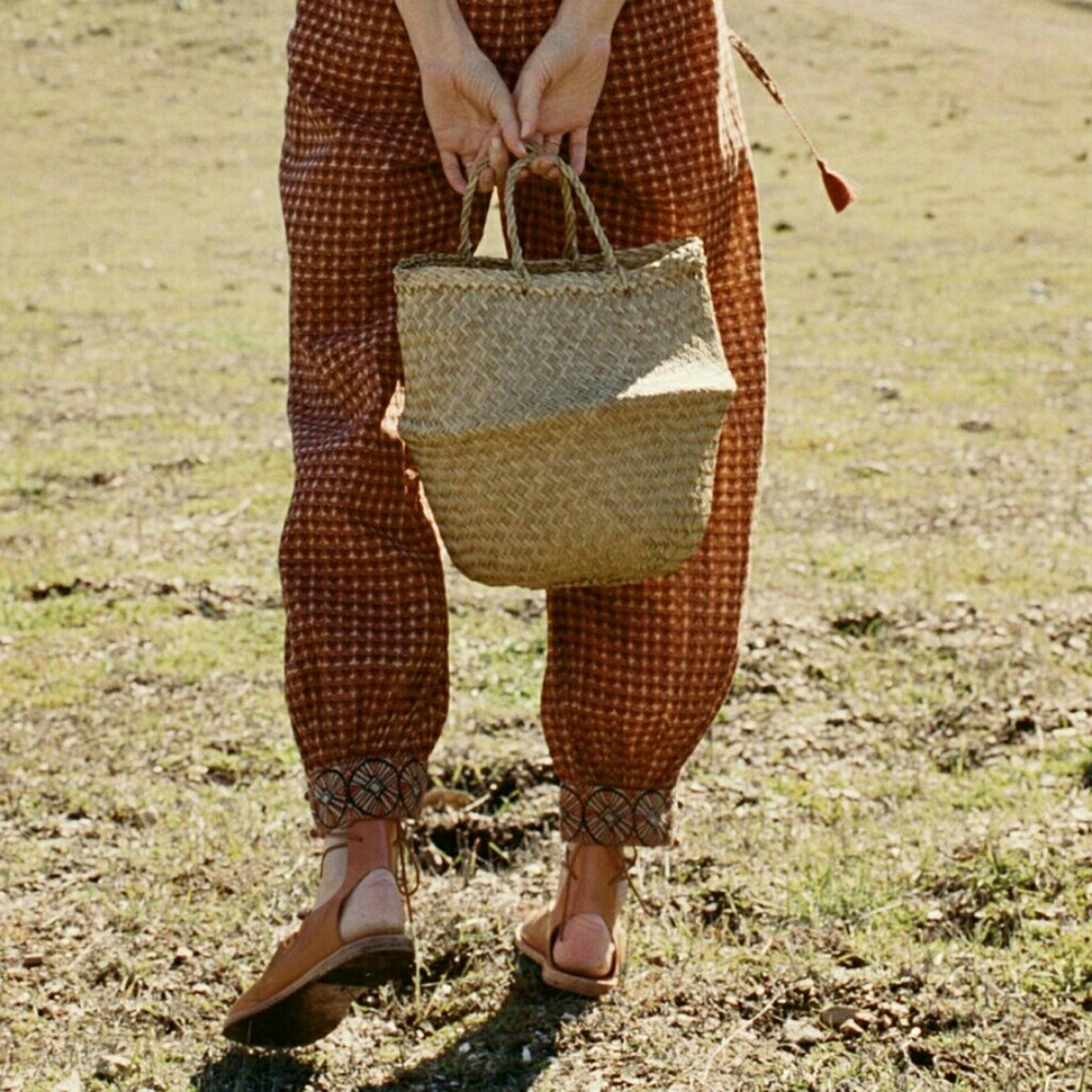 DOEN Market Carry All Basket NWT